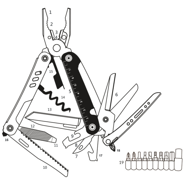 Storm multikniv/verktøy